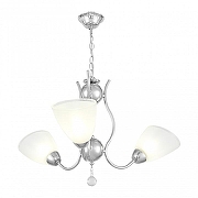 Люстра Arte Milano Amalfi-5816 335816/3 CR цвет плафона/подвески Белый, Прозрачный, цвет арматуры Хром-1