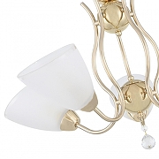 Люстра Arte Milano Amalfi-5816 335816/5 FGD цвет плафона/подвески Белый, Прозрачный, цвет арматуры Золото-4