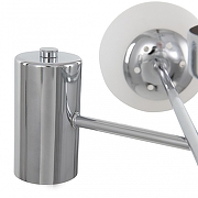 Люстра Arte Milano Napoli-5854 335854/3+3 CR цвет плафона/подвески Белый, Хром, цвет арматуры Хром-4