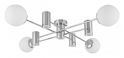 Люстра Arte Milano Napoli-5854 335854/4+4 CR цвет плафона/подвески Белый, Хром, цвет арматуры Хром