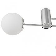 Люстра Arte Milano Napoli-5854 335854/4+4 CR цвет плафона/подвески Белый, Хром, цвет арматуры Хром-7