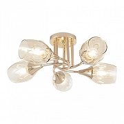 Люстра Arte Milano Napoli-6366 336366/5 FGD цвет плафона/подвески Оранжевый, цвет арматуры Золото-1