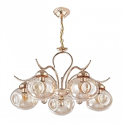 Люстра Arte Milano Amalfi-1556 336556/5 FGD цвет плафона/подвески Янтарный, цвет арматуры Золото-3