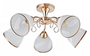 Люстра на штанге Arte Milano Napoli-6966 336966/5 FGD цвет плафона/подвески Белый, Золото, цвет арматуры Золото