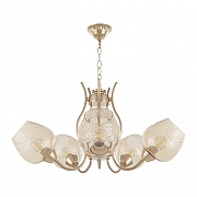 Люстра Arte Milano Amalfi-7556 337556/5 FGD цвет плафона/подвески Оранжевый, цвет арматуры Золото-3