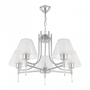 Люстра Arte Milano Amalfi-8556 338556/5 CR цвет плафона/подвески Белый, Прозрачный, цвет арматуры Хром-3