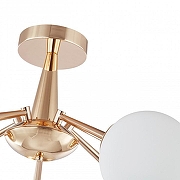 Люстра на штанге Arte Milano Napoli-8654 338654/5 FGD цвет плафона/подвески Белый, цвет арматуры Золото-3