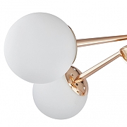 Люстра на штанге Arte Milano Napoli-8654 338654/5 FGD цвет плафона/подвески Белый, цвет арматуры Золото-5