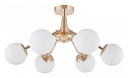 Люстра на штанге Arte Milano Napoli-8654 338654/6 FGD цвет плафона/подвески Белый, цвет арматуры Золото