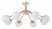 Люстра на штанге Arte Milano Napoli-8654 338654/8 FGD цвет плафона/подвески Белый, цвет арматуры Золото