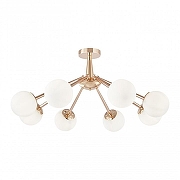 Люстра на штанге Arte Milano Napoli-8654 338654/8 FGD цвет плафона/подвески Белый, цвет арматуры Золото-1