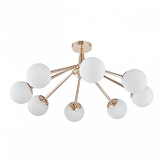 Люстра на штанге Arte Milano Napoli-8654 338654/8 FGD цвет плафона/подвески Белый, цвет арматуры Золото-2