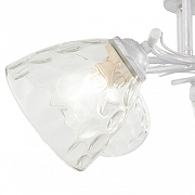 Люстра Arte Milano Napoli-6820 338756/5 WT+SL цвет плафона/подвески Прозрачный, цвет арматуры Белый, Серебро-3