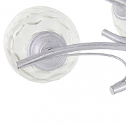 Люстра Arte Milano Napoli-6820 338756/5 WT+SL цвет плафона/подвески Прозрачный, цвет арматуры Белый, Серебро-5