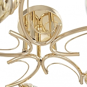 Люстра Arte Milano Napoli-8776 338776/5 FGD цвет плафона/подвески Оранжевый, цвет арматуры Золото-5