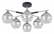 Люстра на штанге Arte Milano Napoli-9354 339354/6 CR+BK цвет плафона/подвески Прозрачный, Хром, цвет арматуры Хром, Черный