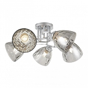 Люстра Arte Milano Napoli-9776 339776/5 CR цвет плафона/подвески Светло-серый, цвет арматуры Хром-1