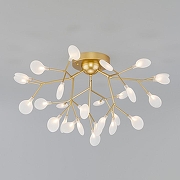 Люстра Bogate's Foglia 343 Smart цвет плафона/подвески Белый, цвет арматуры Золото