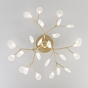 Люстра Bogate's Foglia 343 Smart цвет плафона/подвески Белый, цвет арматуры Золото-1