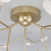 Люстра Bogate's Foglia 343 Smart цвет плафона/подвески Белый, цвет арматуры Золото-4