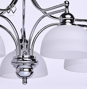 Люстра MW-Light Фелиция 347017405 цвет плафона/подвески Белый, цвет арматуры Хром-7