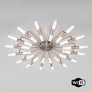 Люстра Bogate's Bastone 348 Smart цвет плафона/подвески Белый, цвет арматуры Никель-2