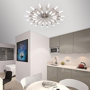 Люстра Bogate's Bastone 348 Smart цвет плафона/подвески Белый, цвет арматуры Никель-3