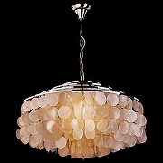 Люстра Eurosvet Sandra 3535/6 хром/перламутр цвет плафона/подвески Перламутр, цвет арматуры Хром-1