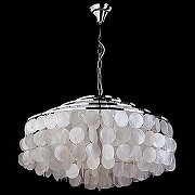 Люстра Eurosvet Sandra 3535/6 хром/перламутр цвет плафона/подвески Перламутр, цвет арматуры Хром-2