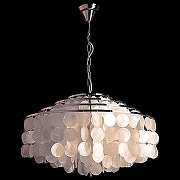 Люстра Eurosvet Sandra 3535/6 хром/перламутр цвет плафона/подвески Перламутр, цвет арматуры Хром-3