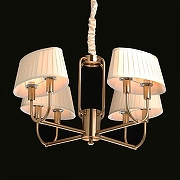 Люстра MW-Light София 10 355014608 цвет плафона/подвески Бежевый, цвет арматуры Медь-2