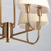 Люстра MW-Light София 10 355014608 цвет плафона/подвески Бежевый, цвет арматуры Медь-7