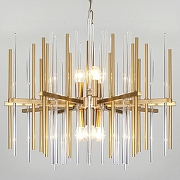 Люстра Bogate's Allure 356/6 Smart латунь цвет плафона/подвески Латунь, Прозрачный, цвет арматуры Латунь