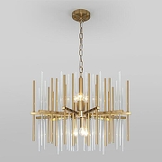 Люстра Bogate's Allure 356/6 Smart латунь цвет плафона/подвески Латунь, Прозрачный, цвет арматуры Латунь-1
