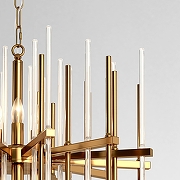 Люстра Bogate's Allure 356/6 Smart латунь цвет плафона/подвески Латунь, Прозрачный, цвет арматуры Латунь-3