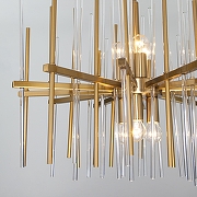 Люстра Bogate's Allure 356/6 Smart латунь цвет плафона/подвески Латунь, Прозрачный, цвет арматуры Латунь-4