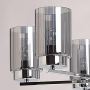 Люстра на штанге De City Каталина 7 361012206 цвет плафона/подвески Серый, цвет арматуры Хром-2