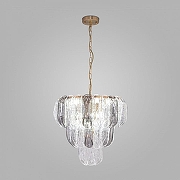 Люстра Bogate's Callas 365/12 цвет плафона/подвески Дымчатый, Прозрачный, цвет арматуры Латунь-1