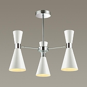 Люстра на штанге Lumion Quinn 3661/3C цвет плафона/подвески Белый, цвет арматуры Хром-2