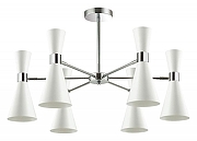 Люстра на штанге Lumion Quinn 3661/6C цвет плафона/подвески Белый, цвет арматуры Хром