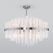 Люстра на штанге Bogate's Hollis 367/12 Smart цвет плафона/подвески Белый, Прозрачный, цвет арматуры Никель-1