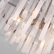 Люстра на штанге Bogate's Hollis 367/9 Smart цвет плафона/подвески Белый, Прозрачный, цвет арматуры Никель-2