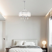 Люстра на штанге Arte Milano Sorrento-1009 371009/6/300/500 CR цвет плафона/подвески Прозрачный, цвет арматуры Хром-4