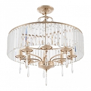 Люстра на штанге Arte Milano Sorrento-1009 371009/8/50/600 GD цвет плафона/подвески Прозрачный, цвет арматуры Золото-2