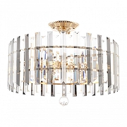 Люстра на штанге Arte Milano Sorrento-1409 371409/6/100/470 GD цвет плафона/подвески Прозрачный, цвет арматуры Золото-1