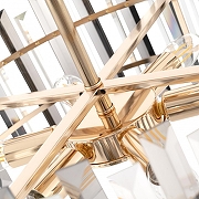 Люстра на штанге Arte Milano Sorrento-1409 371409/6/100/470 GD цвет плафона/подвески Прозрачный, цвет арматуры Золото-4