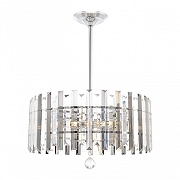 Люстра на штанге Arte Milano Sorrento-1409 371409/6/350/470 CR цвет плафона/подвески Светло-серый, Прозрачный, цвет арматуры Хром-2