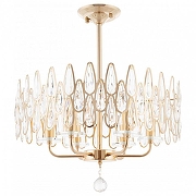 Люстра на штанге Arte Milano Sorrento-2009 372009/6/250/490 GD цвет плафона/подвески Прозрачный, цвет арматуры Золото