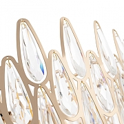 Люстра на штанге Arte Milano Sorrento-2009 372009/6/250/490 GD цвет плафона/подвески Прозрачный, цвет арматуры Золото-3