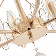 Люстра на штанге Arte Milano Sorrento-2009 372009/6/250/490 GD цвет плафона/подвески Прозрачный, цвет арматуры Золото-4